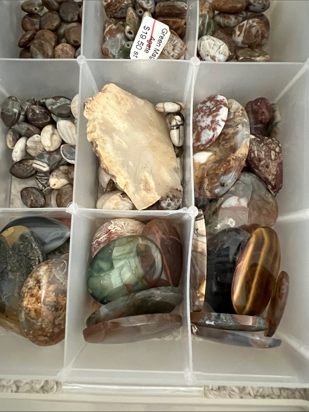 Assorted Semi-Precious Stone Beading supplies- Mixed Colors/ assorted beads LOT - Picture 15 of 15